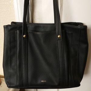 Relic by Fossil Bailey Double Entry Shoulder Bag, Black